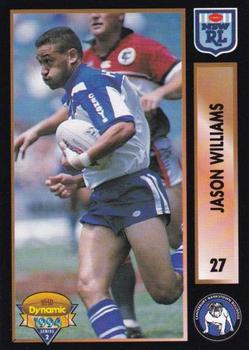 1994 Dynamic Rugby League Series 2 #27 Jason Williams Front